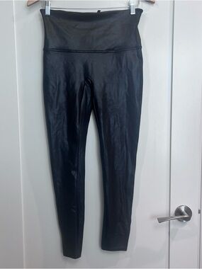 SPANX Faux Leather High Rise Leggings Black XL